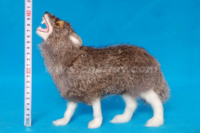 皮毛玩(wán)具狼：LA027義烏楚傑工藝品有限公司