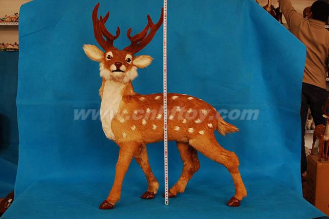 皮毛玩(wán)具鹿：L043義烏楚傑工藝品有限公司