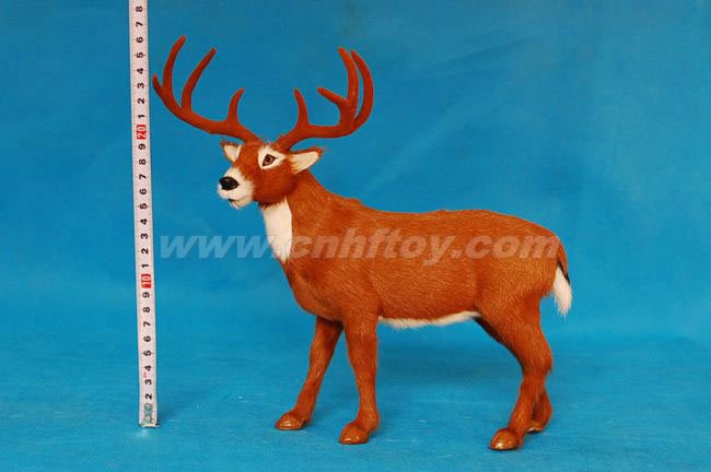 皮毛玩(wán)具鹿：L047義烏楚傑工藝品有限公司