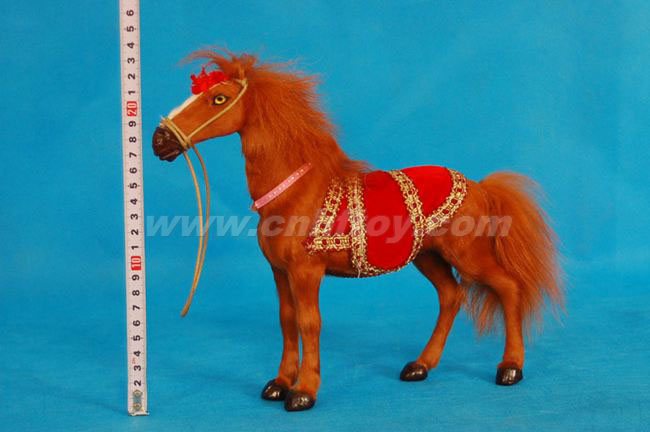 皮毛玩(wán)具馬：MA164義烏楚傑工藝品有限公司